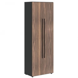 Шкаф с глухими дверьми VELION VENEER VRHCS 80.1 Американский орех Яшма черная