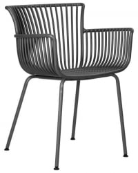 Стул обеденный DOBRIN ROSS (темно-серый (GR-04) без подушки) 4 шт