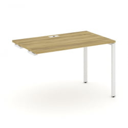 Стол приставка к опорным тумбам/шкафам CONCEPT CN.OSPR-002 Дуб Винченцо Белый