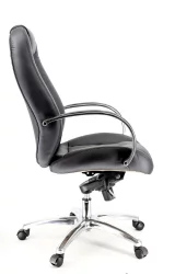 Кресло руководителя Drift Lux LB экокожа Черный