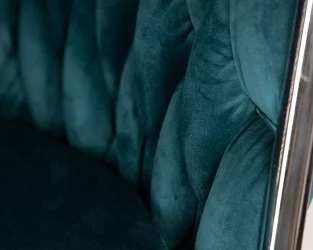 Стул барный ДОБРИН МАРCЕЛ Морской волны велюр МДЖ9-99 / DOBRIN MARCEL MJ9-99