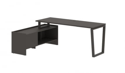 Стол с тумбой ЕДИС ЕВCТ 19614 Мокко / EDIS EVCT