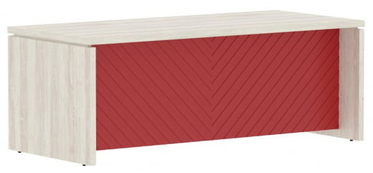 Стол руководителя Torr LUX TLST 209H Сосна Эдмонд Красный