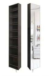 Темный шкаф Лупо Шелф (правый) Венге