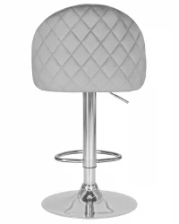 Стул барный DOBRIN MILANA Серый велюр MJ9-75