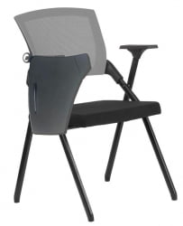 Кресло с пюпитром Сеат М2001П Серый/Черный / Seat M2001P