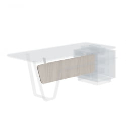 Фронтальная панель левая Line СФ-577602 Дуб серый Белый