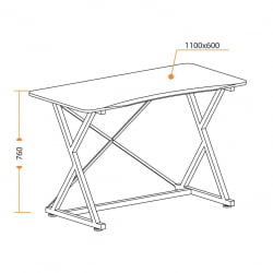 Cтол GD-05 white (белый)