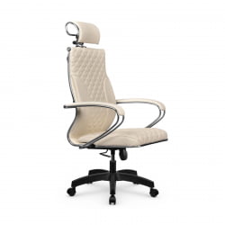 Кресло руководителя Metta L 2c 44C/K116 Infinity Easy Clean (MPES) Комплект 8 Молочное