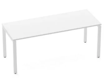 Стол прямой Deka П-обр. каркас 7.07.18 Белый