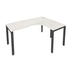 Стол письменный МЕТАЛ СЙСТЕМ БП.СА-4 Пр Наварра/Антрацит / METAL SYSTEM