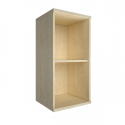 Стеллаж низкий узкий Riva А.СУ-3 Клен