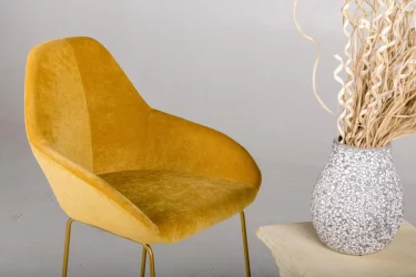 Стул полубарный Kent (ПБ) Браун/Линк Золото