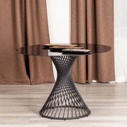 Круглый стол BERTOIA (mod. GT21) Black (черный)