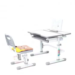 Детский стол RIFFORMA Comfort-07 Белый Серый