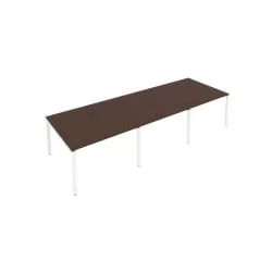 Переговорный стол (3 столешницы) Метал Сйстем Б.ПРГ-3.2 Венге/Белый / Metal System
