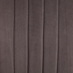 Мягкий стул VERTER (mod. BC577-DC) металл, флок, 41 х 52 х 95 см, Dark grey (темно-серый) HLR24 / черный