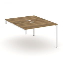 Двойной стол-надставка на опорную тумбу CONCEPT CN.DSN-002 Сандал Янтарный Белый