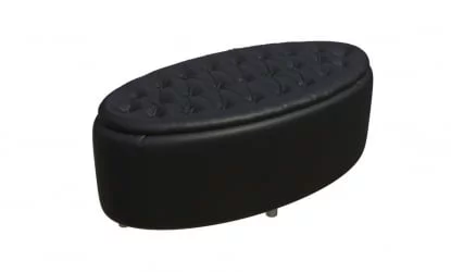 Банкетка №1 Черная