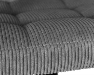 Стул барный ДОБРИН КРУГЕР АРМ БЛАCК (серый вельвет (ЛАР-Е2041-25)) / DOBRIN KRUGER ARM BLACK (LAR-E2041-25))