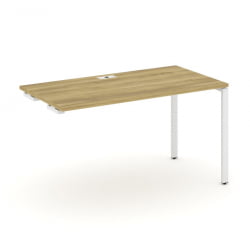 Стол приставка к опорным тумбам/шкафам CONCEPT CN.OSPR-003 Дуб Винченцо Белый