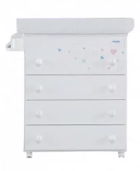 Комод в детскую Micuna Aura пеленальный B-970 white