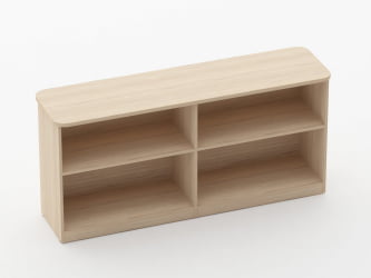 Тумба приставная к столу Глассй 3.18.104 Дуб молочный / Glassy