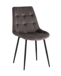 Стул Флекс Нев велюр антрацитовый 2 шт. / New