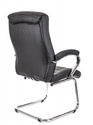 Кресло для посетителей King CF экокожа Черный