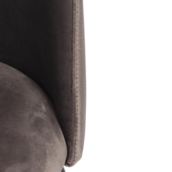 Стул MONRO (mod. 710) ткань/металл, 56х51х80 см, высота до сиденья 47 см, темно-серый barkhat 14/черный