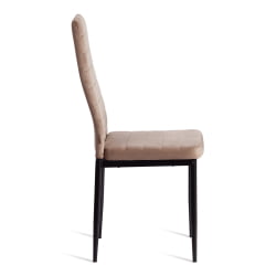 Стул Easy (mod. JSC02-1) металл, флок, 41 х 52 х 96 см, Beige (бежевый) HLR8 / черный