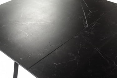 Стол Роналдо раздвиж. 140-180 Темный мрамор/Бабочка