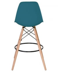 Стул барный DOBRIN DSW BAR (ножки светлый бук, цвет сиденья морской волны (G-05)) 2 шт