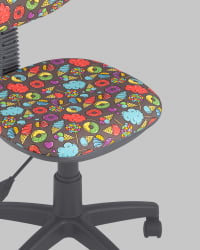 Кресло компьютерное детское УМКА sweets серый пластик