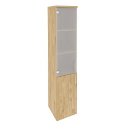 Шкаф высокий узкий левый ONIX O.SU-1.2(L) Тиквуд Светлый