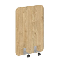 Перегородка на металлических опорах, на роликах R-line  DP.R-80-120 Тиквуд Светлый