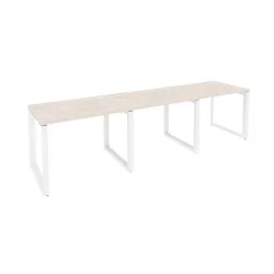 Рабочая станция на О-образном м/к ОНИКС О.МО-РС-3.1.7 Денвер Светлый/Белый / ONIX O.MO-RS-3.1.7