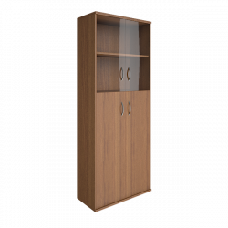 Шкаф высокий широкий Рива А.СТ-1.7 Орех Гварнери / Riva