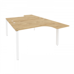 Рабочая станция на П-образном м/к ONIX O.MP-D.SA-3 Тиквуд Светлый/Белый
