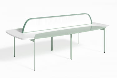 Бенч с зелеными вставками и экраном ХМ183892.В / HM183892.W