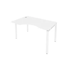Стол письменный METAL SYSTEM Б.СА-2 Л Белый