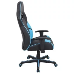 Кресло компьютерное BRABIX Storm GM-006 Черное/голубое