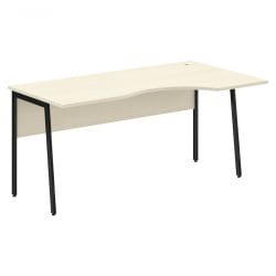 Стол эргономичный правый ИМАГО Плус СА-1П(Пр) Клен Черный / IMAGO Plus СА-1P(Пр)