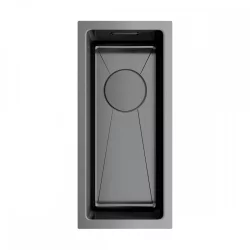 Мойка Omoikiri Taki 20-U/If-Gm Нерж.Сталь/Вороненая Сталь