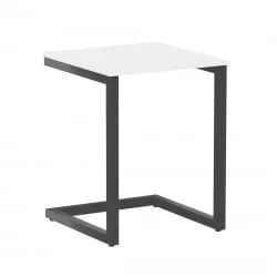 Стол письменный ХОМЕ ОФФИCЕ ВР.СП-2-58 Белый Бриллиант/Антрацит металл / HOME OFFICE VR.SP-2-58