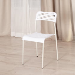 Кухонный стул ADDE (mod. C-049) металл/пластик, 39 х 49 х 78 см, White(белый) разборный