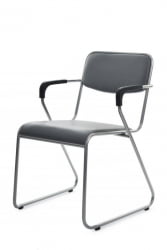 Кресло Nix Plus RCH OMKL-03 Серый/Металл окрашенный Хром