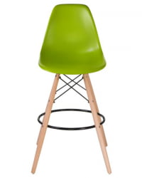 Стул барный ДОБРИН ДСВ БАР (ножки светлый бук, цвет сиденья салатовый (Г-08)) 2 шт / DOBRIN DSW BAR (G-08))