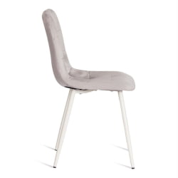 Мягкий стул CHILLY (mod. 7094-1) вельвет/металл, 44,5х52,5х86 см, pink (розовый) HLR39 / натуральный