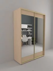 Бельевой шкаф Акцент-Лайт 3 1200х600 Дуб молочный